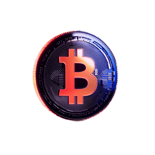 Visualização de dados de análise do mercado cripto em cartão flutuante